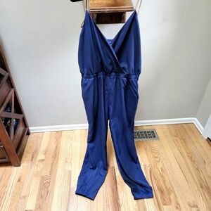 Nikibiki Navy Sleeveless Jumpsuit
